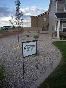 Rocky Ridge Sign in Cedar City